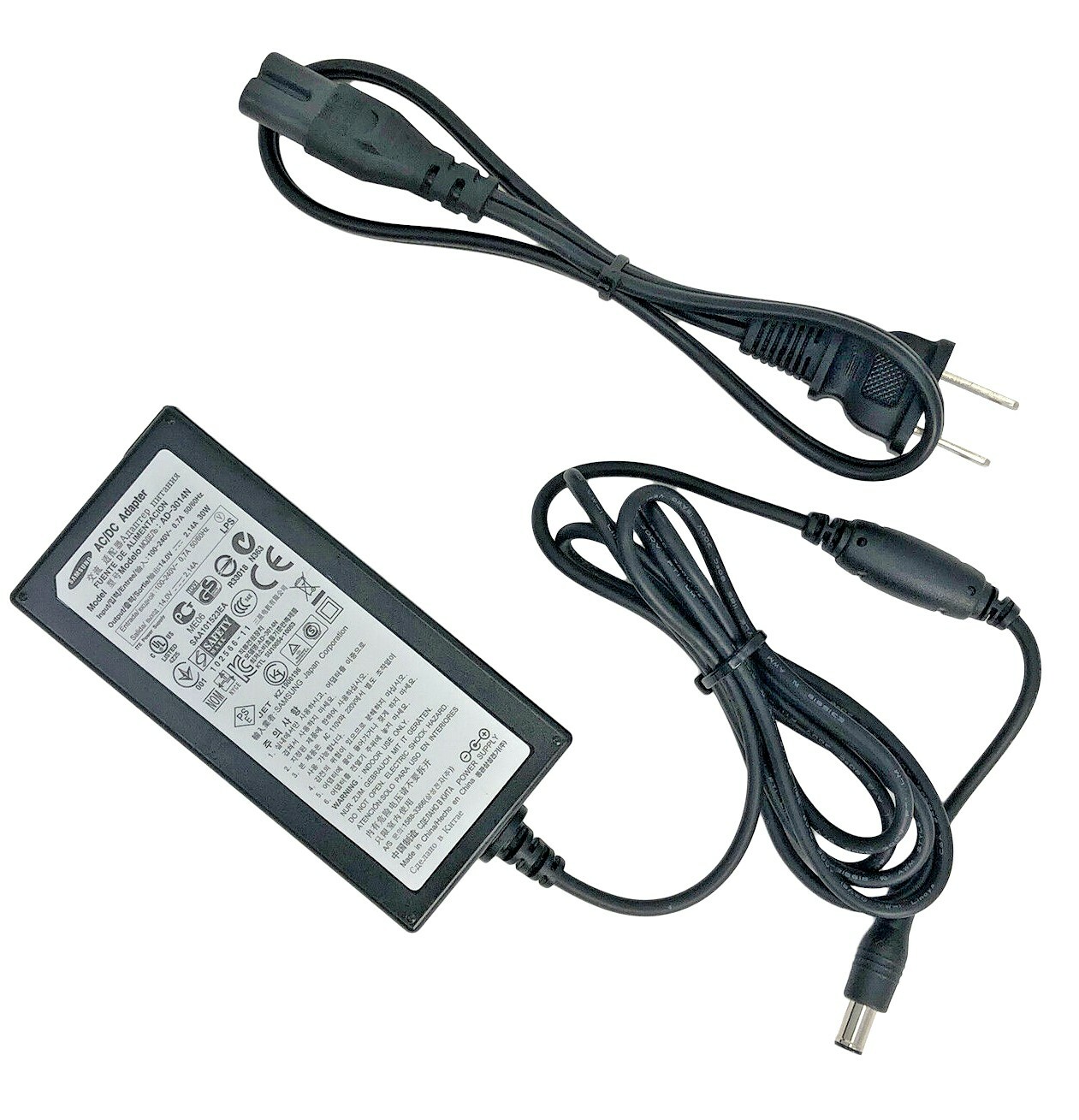 Genuine Samsung AC Power Adapter for Samsung S23 - Series LED Monitors