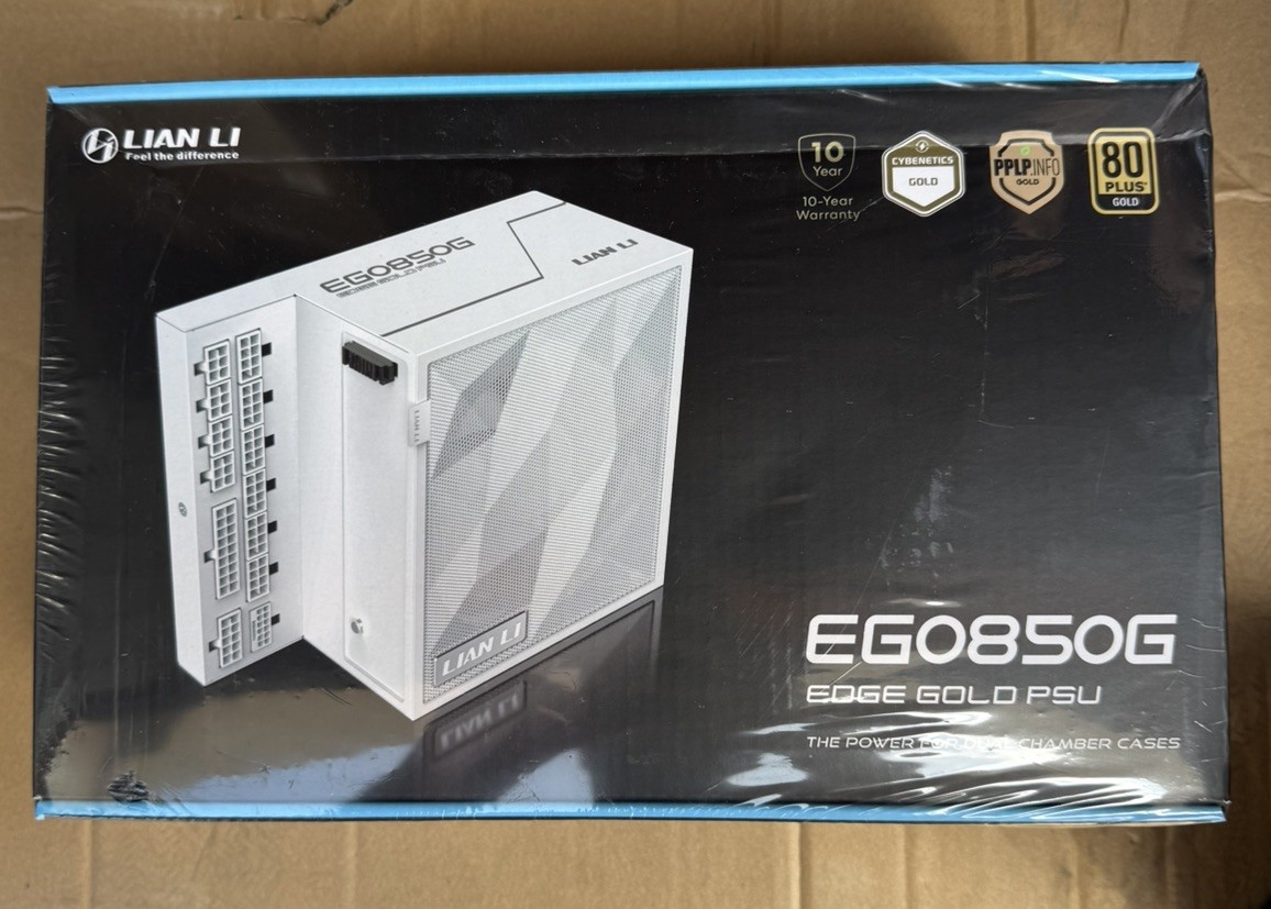 Lian Li Edge Series - 850W Full Modular Power Supply - Gold - ATX 3.1 - PCIE 5.1