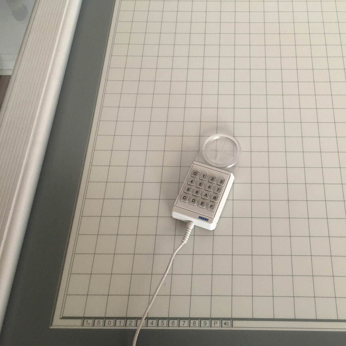 GTCO Calcomp Roll UP 30 x 36 Inch Digitizer Configured For OPTITEX