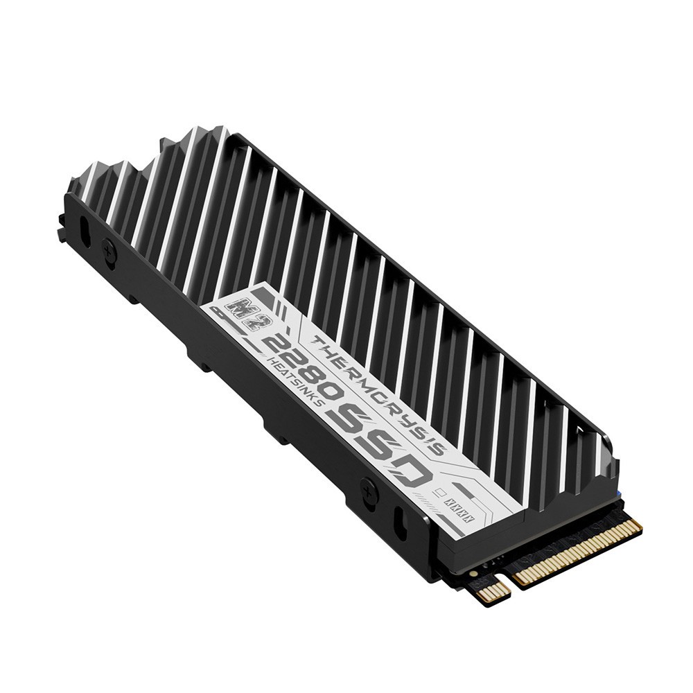 M.2 SSD Double-Sided Heat Sink Cooler with Thermal Pad for PC/PS5 PCIE NVMe SSD
