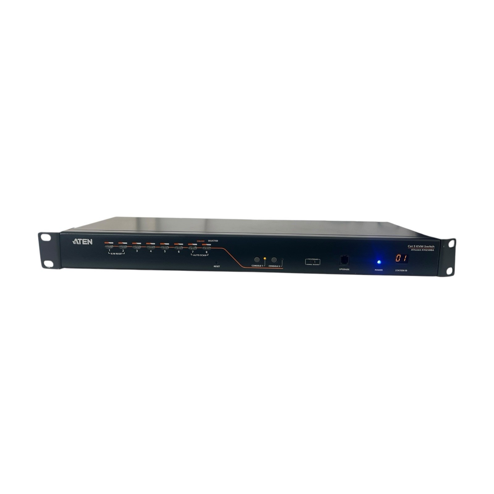 Aten CAT 5 KVM Switch | Altusen KH2508A | 2-Console 8-Port Cat 5 High-Density