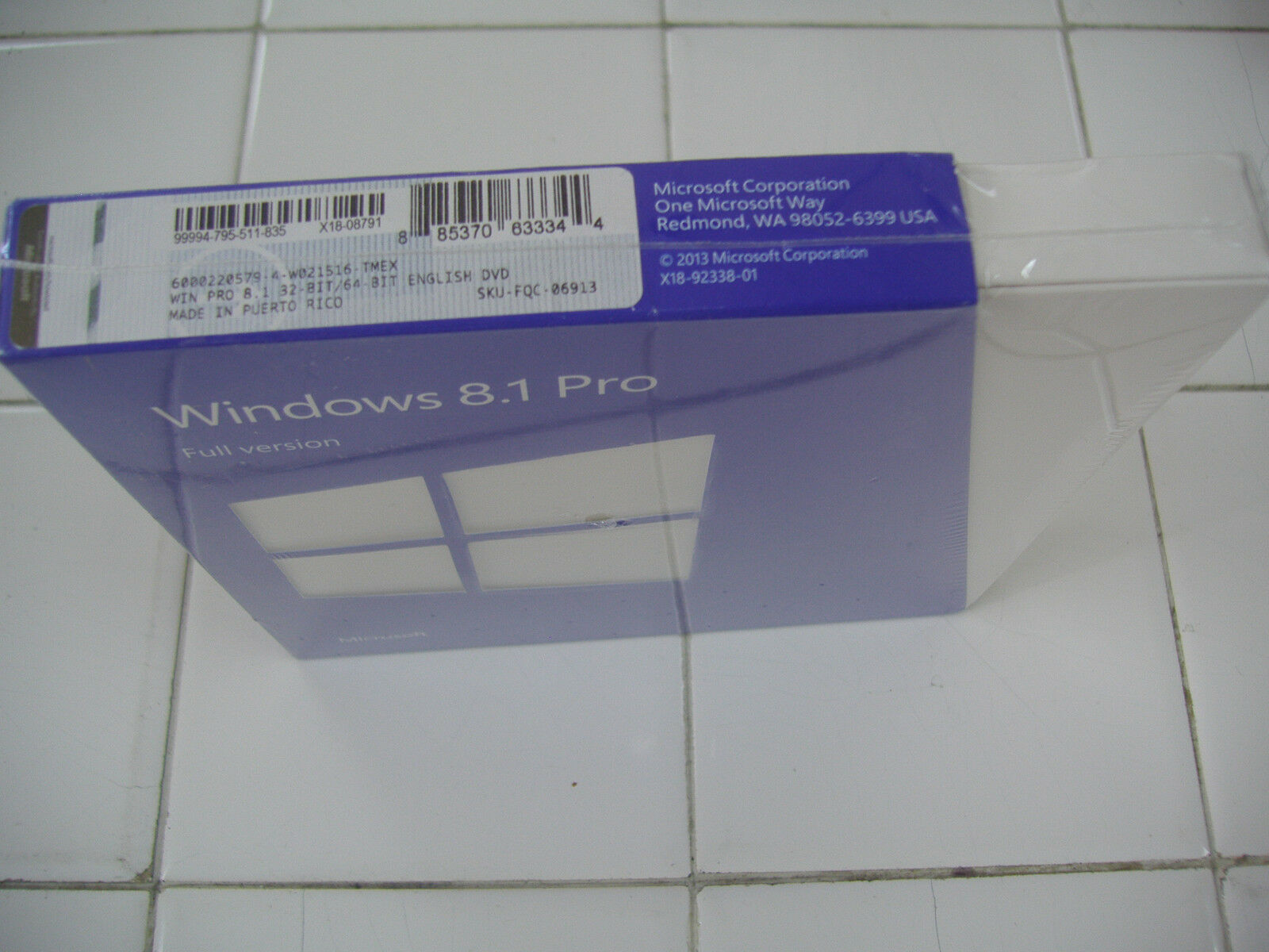 Microsoft Windows 8.1 Pro Full English Version 32 & 64Bit DVD MS SEALED BOX=