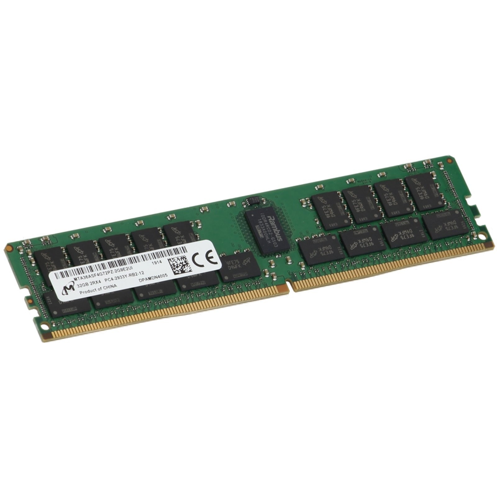 MTA36ASF4G72PZ-2G9E2UI Micron 32GB 2Rx4 DDR4 PC4-2933 RegP