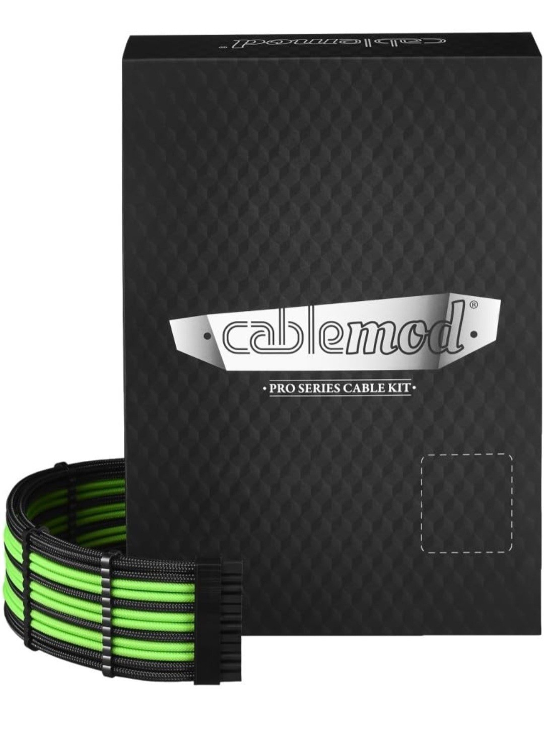 CableMod E-Series PRO ModMesh Cable Kit for EVGA G/G+/P/P+ / T BLACK/LIGHT GREEN