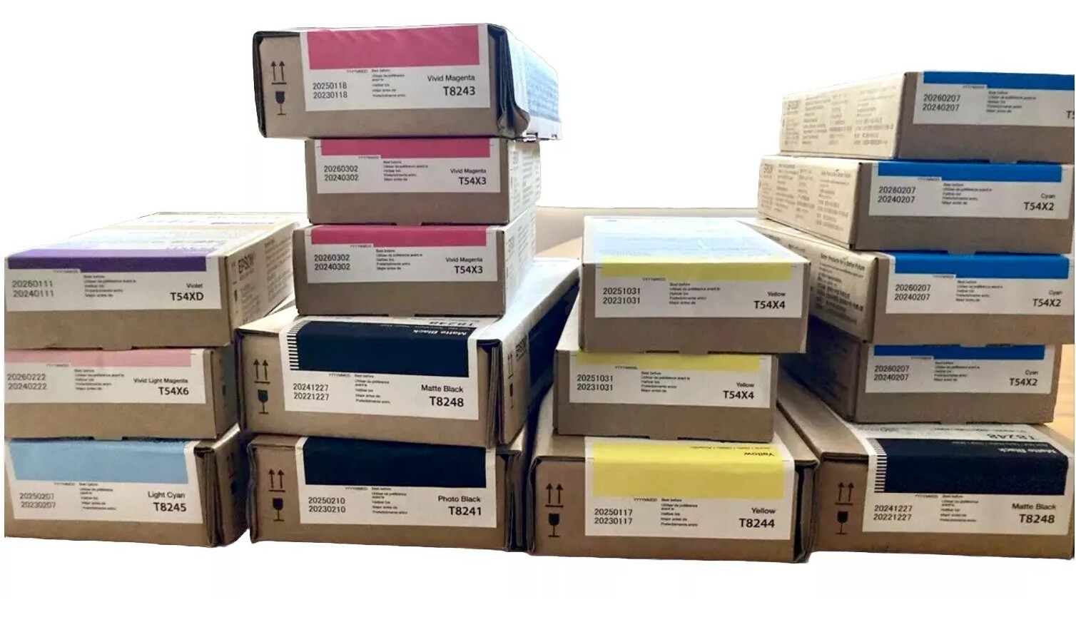 Epson SureColor T54x1-T54x7 Original Ink Photo Black Cyan Magenta Yellow