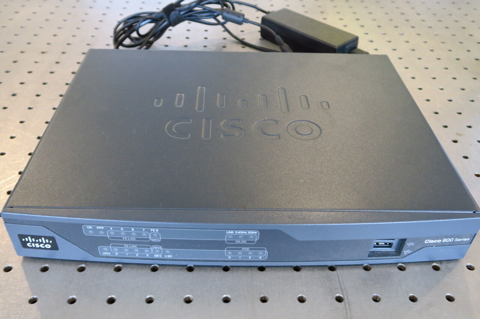 Cisco C891-K9 V02 890 Series 4 Port POE 8 Port Router with power supply