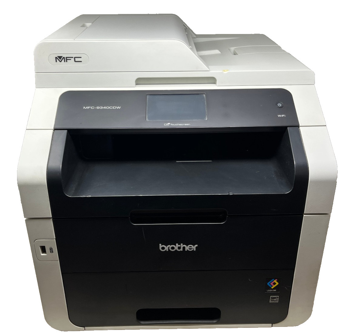 Brother MFC-9340CDW Color Laser Printer Wifi, Network, Duplex ADF 13,679 Pages