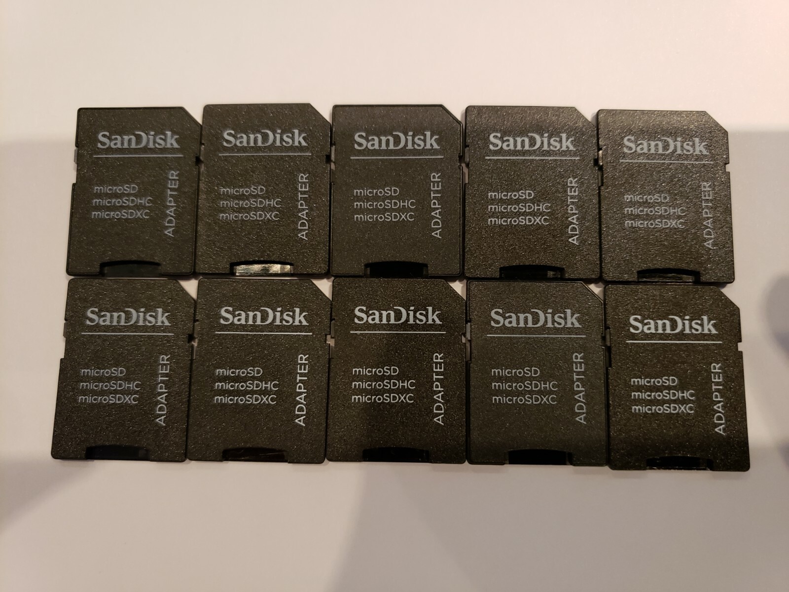 Genuine Samsung Micro SD to SD HC SDHC Memory Card TF Adapter - NEW (LOT OF 10)
