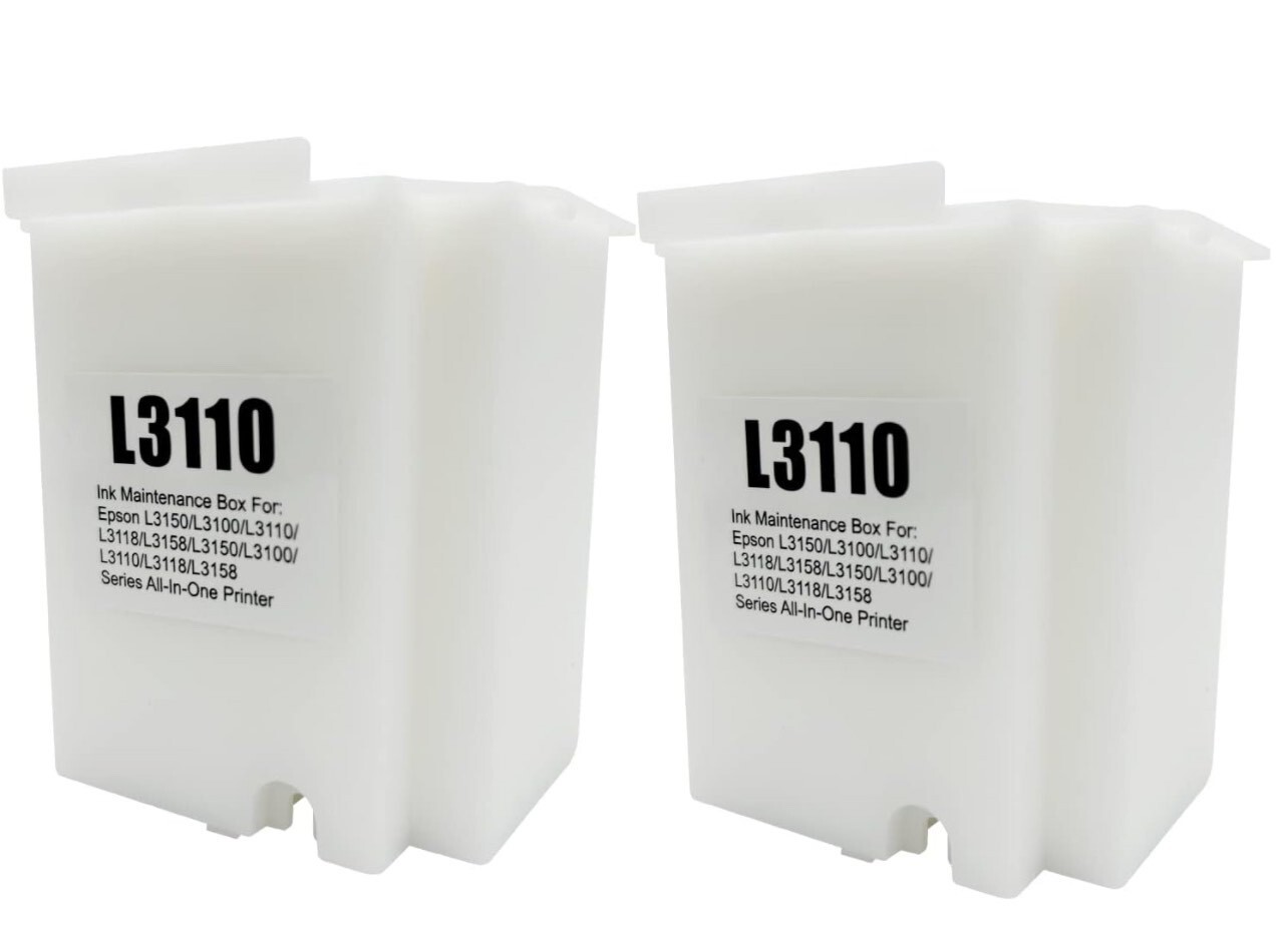 2 Packs Waste Ink Tank Sponge Pad Compatible with EcoTank ET-2800 ET-2803 ET-282