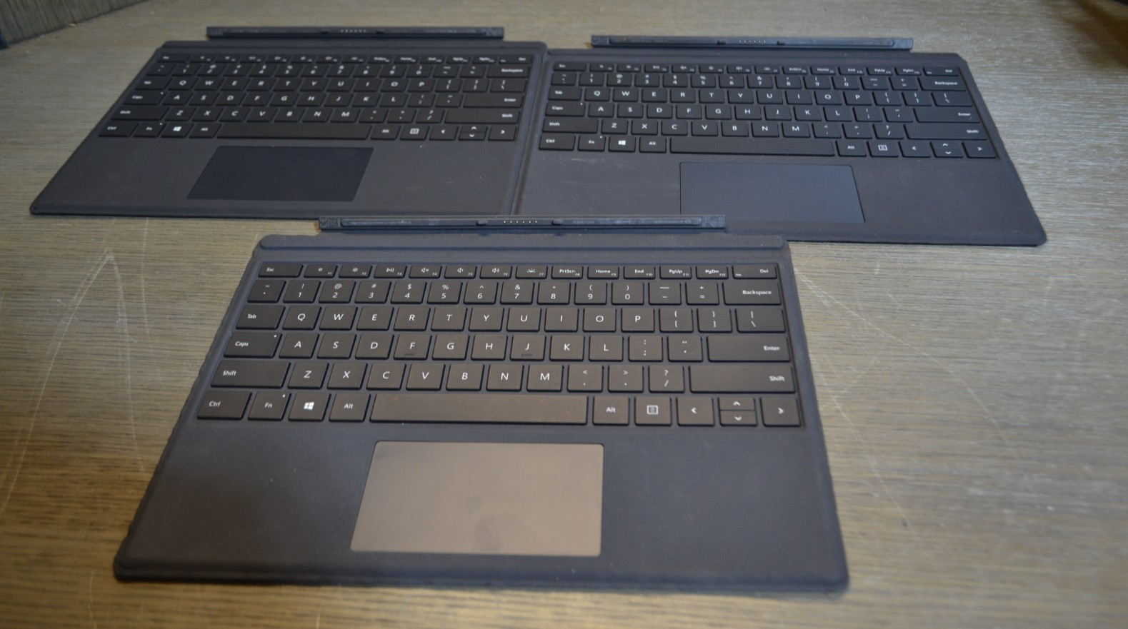 LOT OF 3 Genuine Microsoft Surface Pro Keyboard for SurfacePro 7/6/5/4/3(2017)