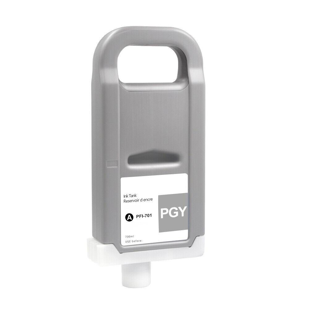 NEW Photo Gray PFI-701 ink cartridge Fit For Canon IPF 8000 8000s 9000 9000s