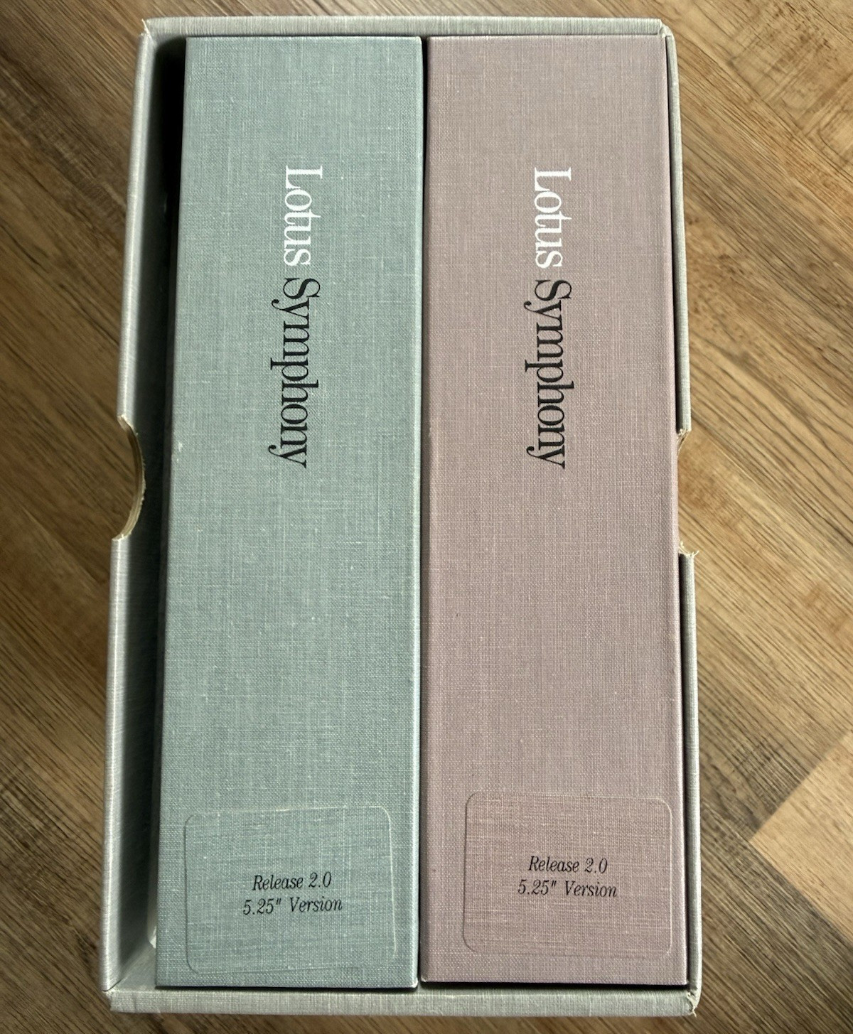 Lotus Symphony Release 2.0 5.25" Floppy Disk Set w/ Manuals Binder