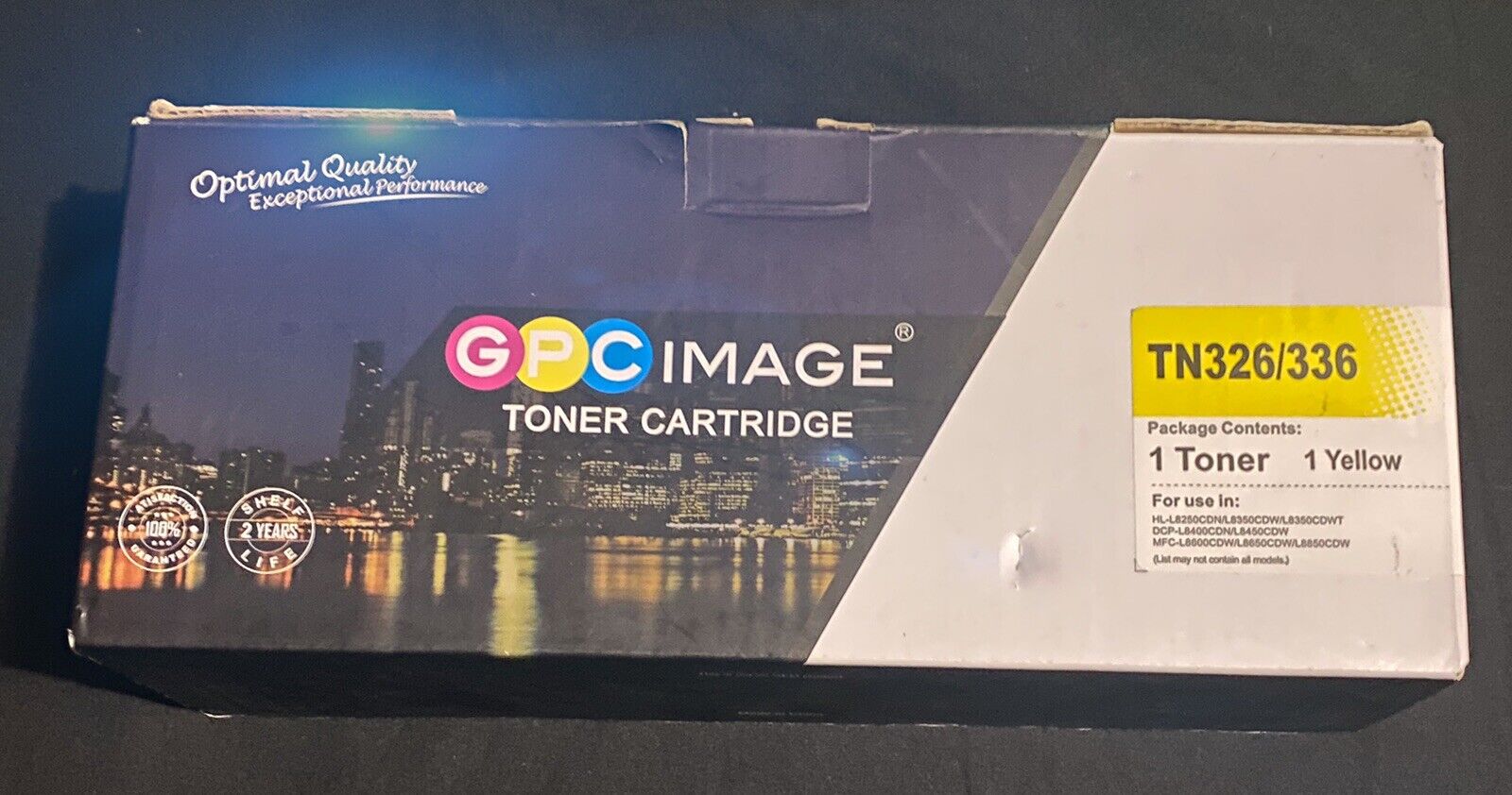 GPC Image Compatible Toner Cartridge for Brother TN336 (Yellow,1 Pack)