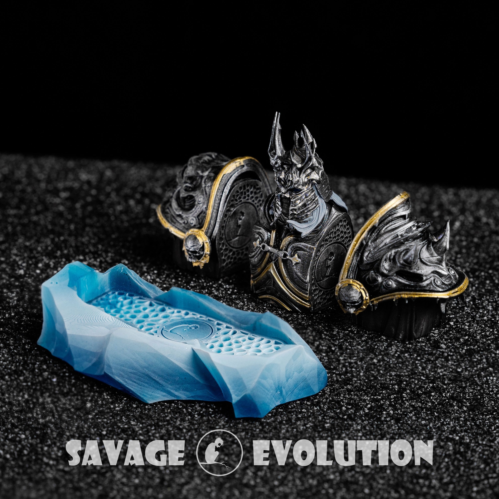 3PC. Custom Keycaps 3D Printed Resin Keycaps Alsace / The Helmet of Command New
