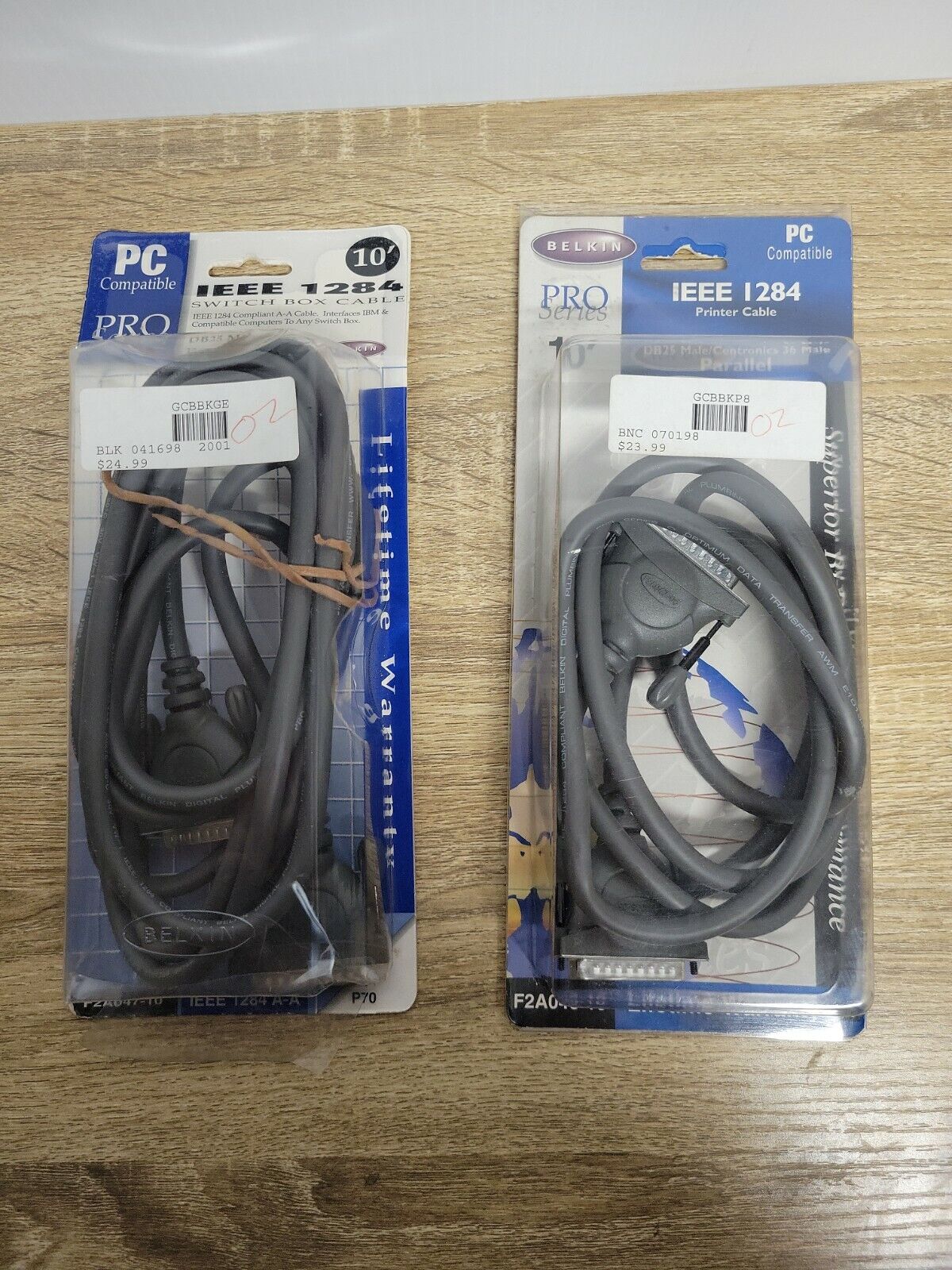 Belkin Pro Series 6 Ft Printer Cable  IEEE 1284 DB25 Male Parallel F2A046-06