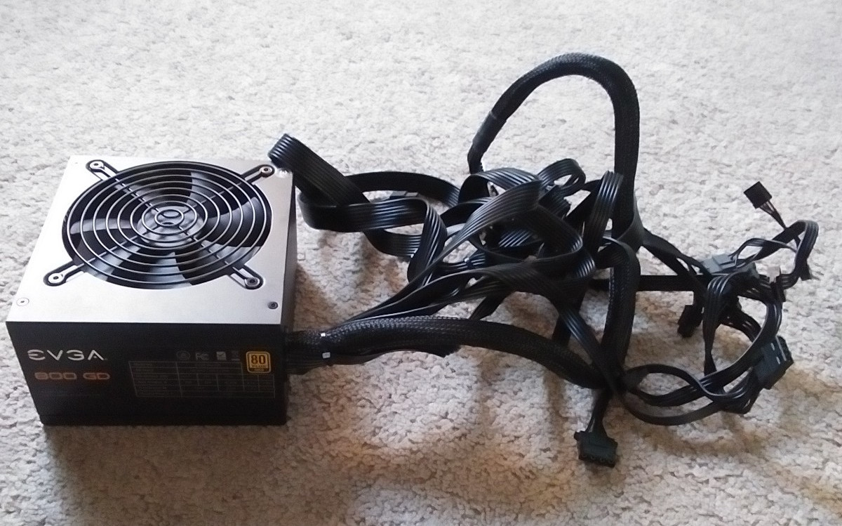 800W EVGA 800 GD 80 Plus Gold Power Supply