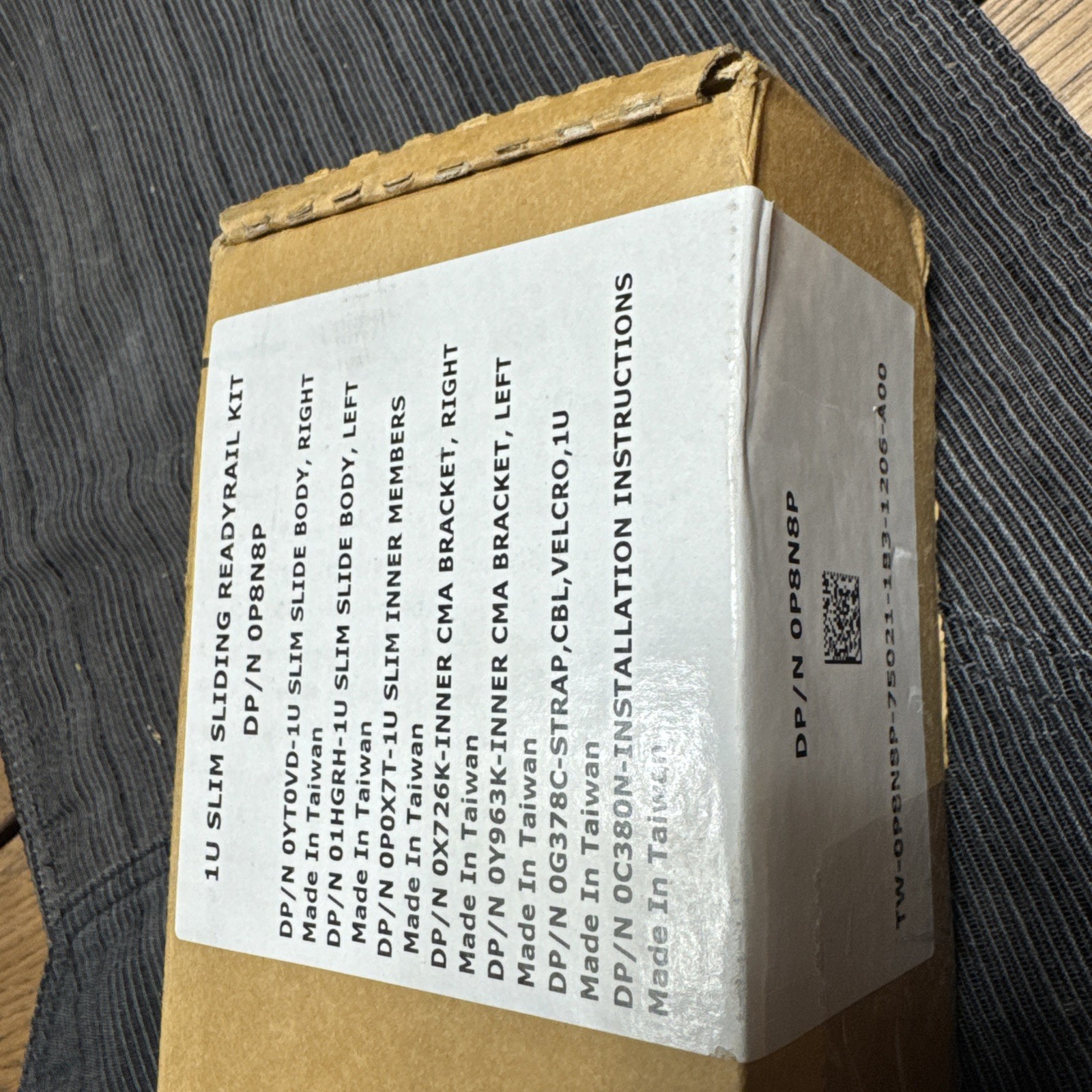 Dell 0P8N8P New In Box  1U Slim Sliding ReadyRail Kit