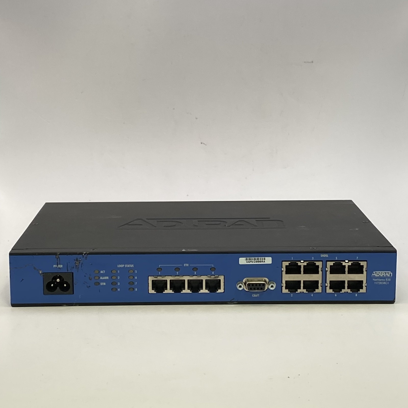 AdTran NetVanta 838T 8 Port Metro Network Ethernet Switch 1172838G1