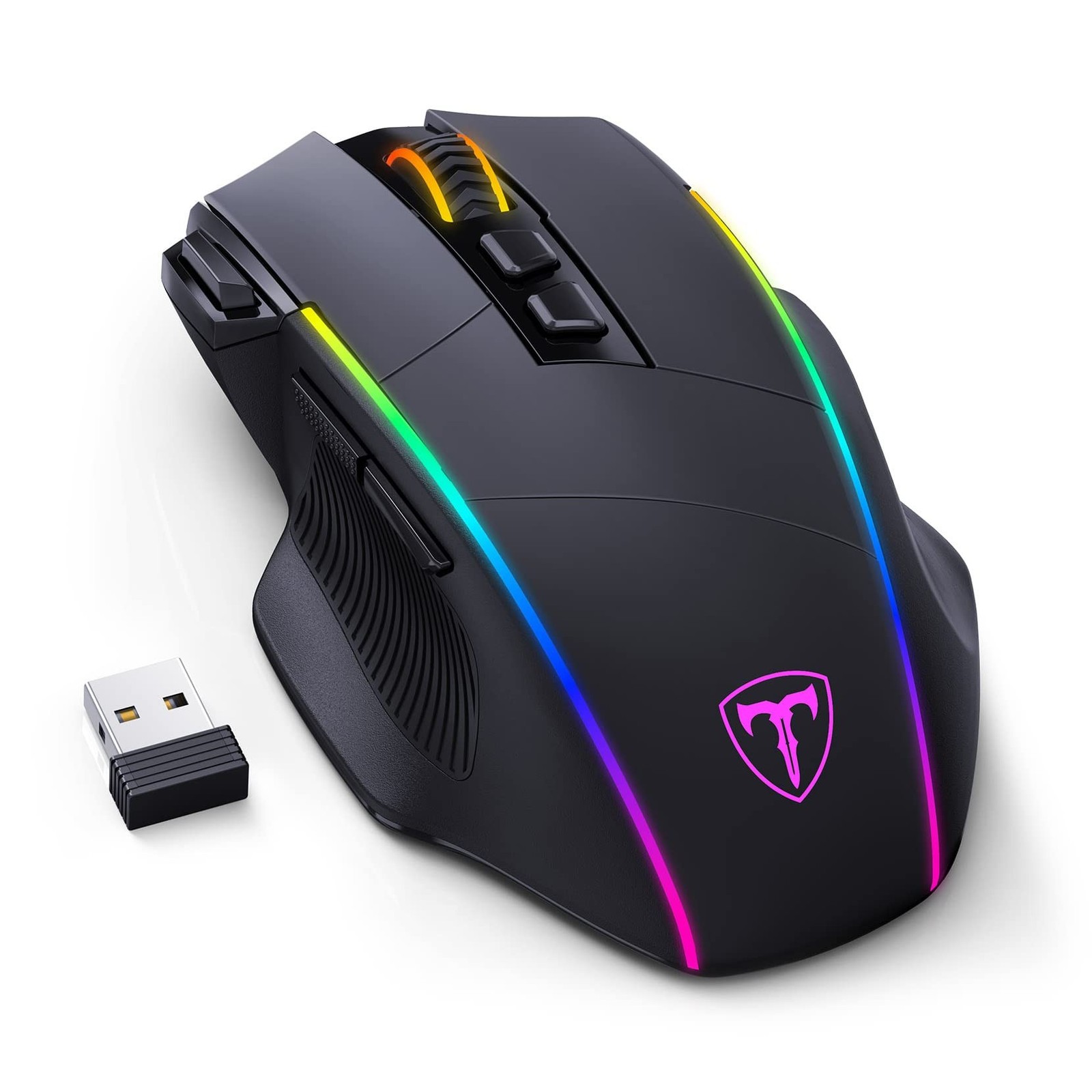 RisoPhy Wireless Gaming Mouse,Tri-Mode 2.4G/USB-C/Bluetoothy, Up to 10000DPI,...
