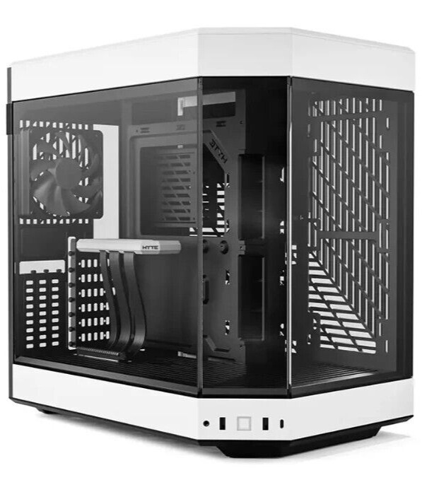 HYTE Y60 Modern Dual Chamber Panoramic Tempered Glass ATX Computer Gaming Case