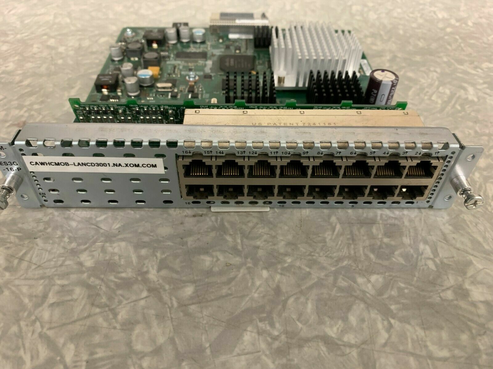 Cisco SM-ES3G-16-P 16-Port POE+ Capable Layer 2/3 LAN  