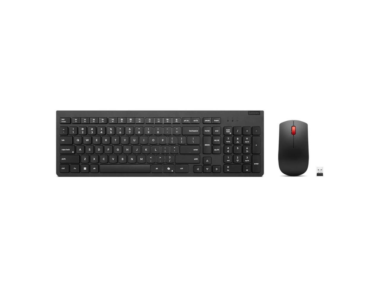 Lenovo Essential Wireless Combo Keyboard & Mouse Gen2 AI - US English