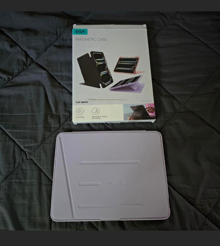 ESR Flip Series Magnetic Folding Folio Case w/ Integrated Stand, Purple