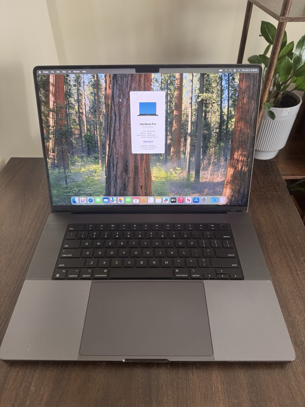 2024 Apple MacBook Pro 16" M4 Pro 48GB RAM 512TB SSD Gray 