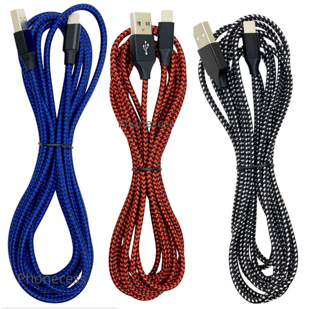3PACK For iPhone 14 12 11 XS XR 8 7 6 Phone Fast Charger Adapter Cable Cord 10FT