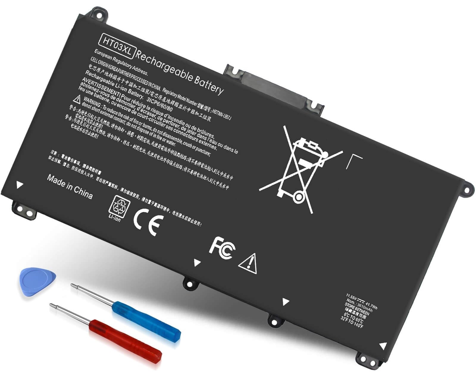 High-Capacity Laptop Battery for HP Pavilion 15-CS 15-DA 15-DB 15-DW - Long Life