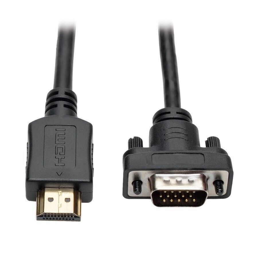 Tripp Lite P566-006-VGA 6FT HDMI to VGA Active Adapter Cable Low Profile HD15 MM