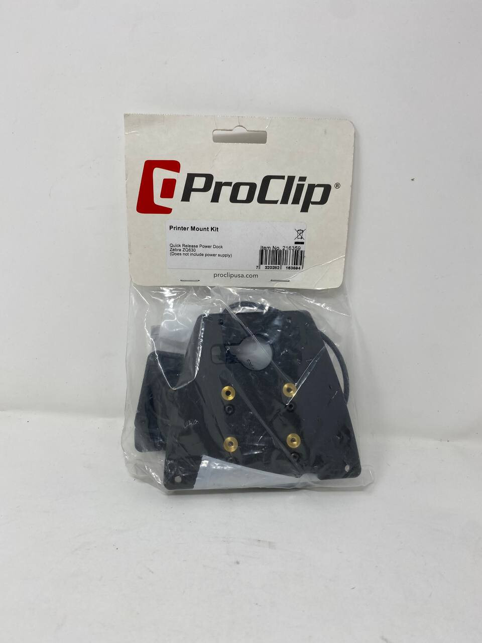 ProClip Quick Release Power Dock for Zebra ZQ630 Printer Mount Kit 216359