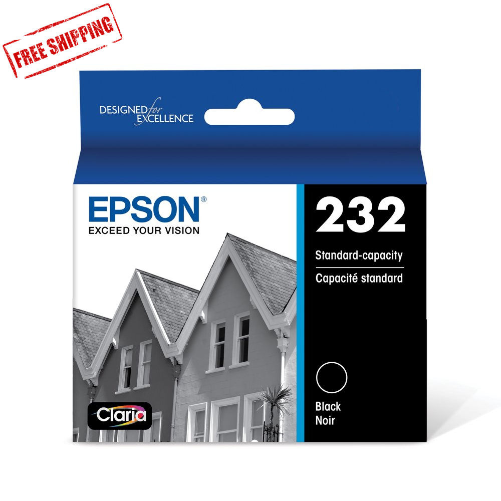 EPSON T232 Claria Genuine Ink Standard Capacity Black Cartridge NEW ✅