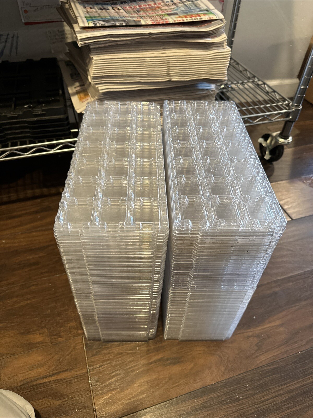 100 PCS TRANSPARENT 21-CPU TRAY HOLDER LIGHT Intel i3, i5, i7, i9