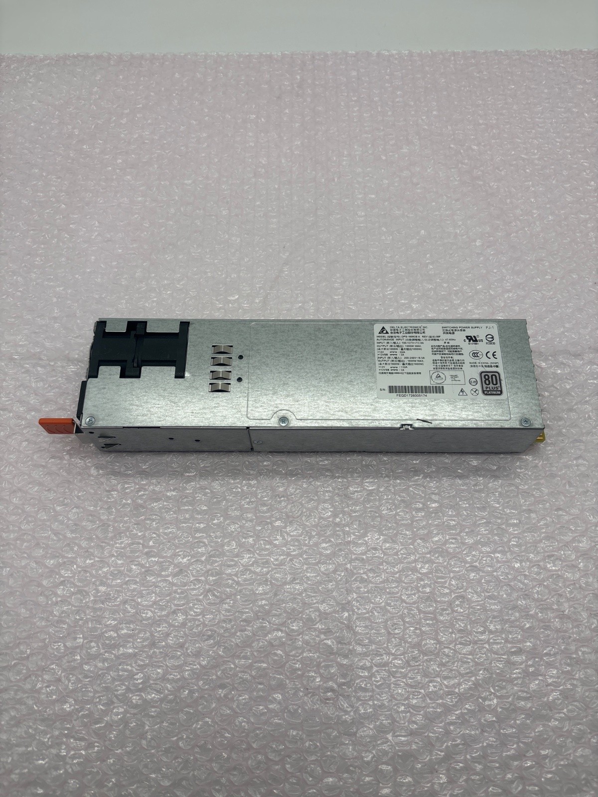 Delta DPS-1600CB A 1600W 80 PLUS Platinum Server Power Supply PSU 1U