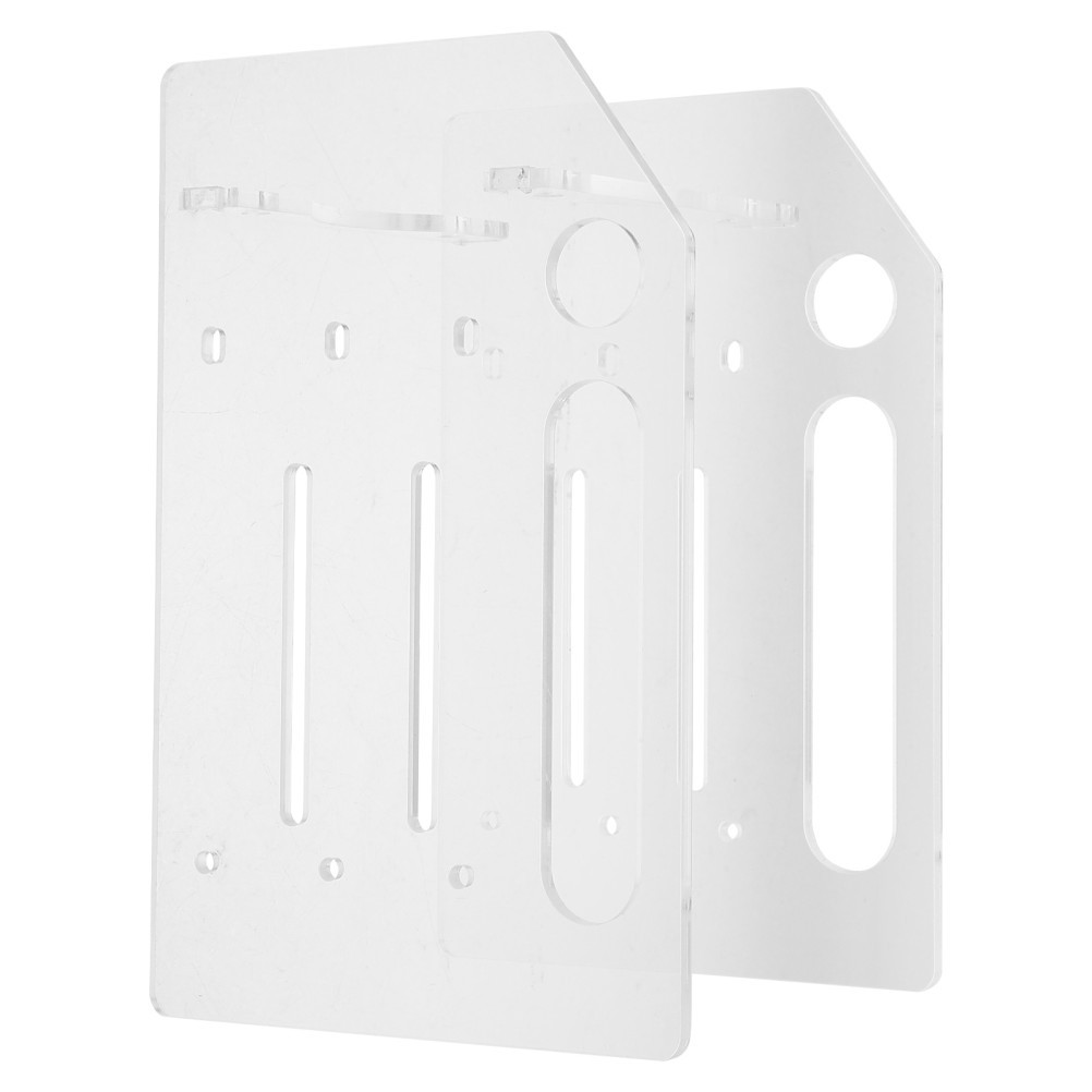 Transparent Acrylic Hard Drive Rack Multi Tray Storage Bracket for Desk