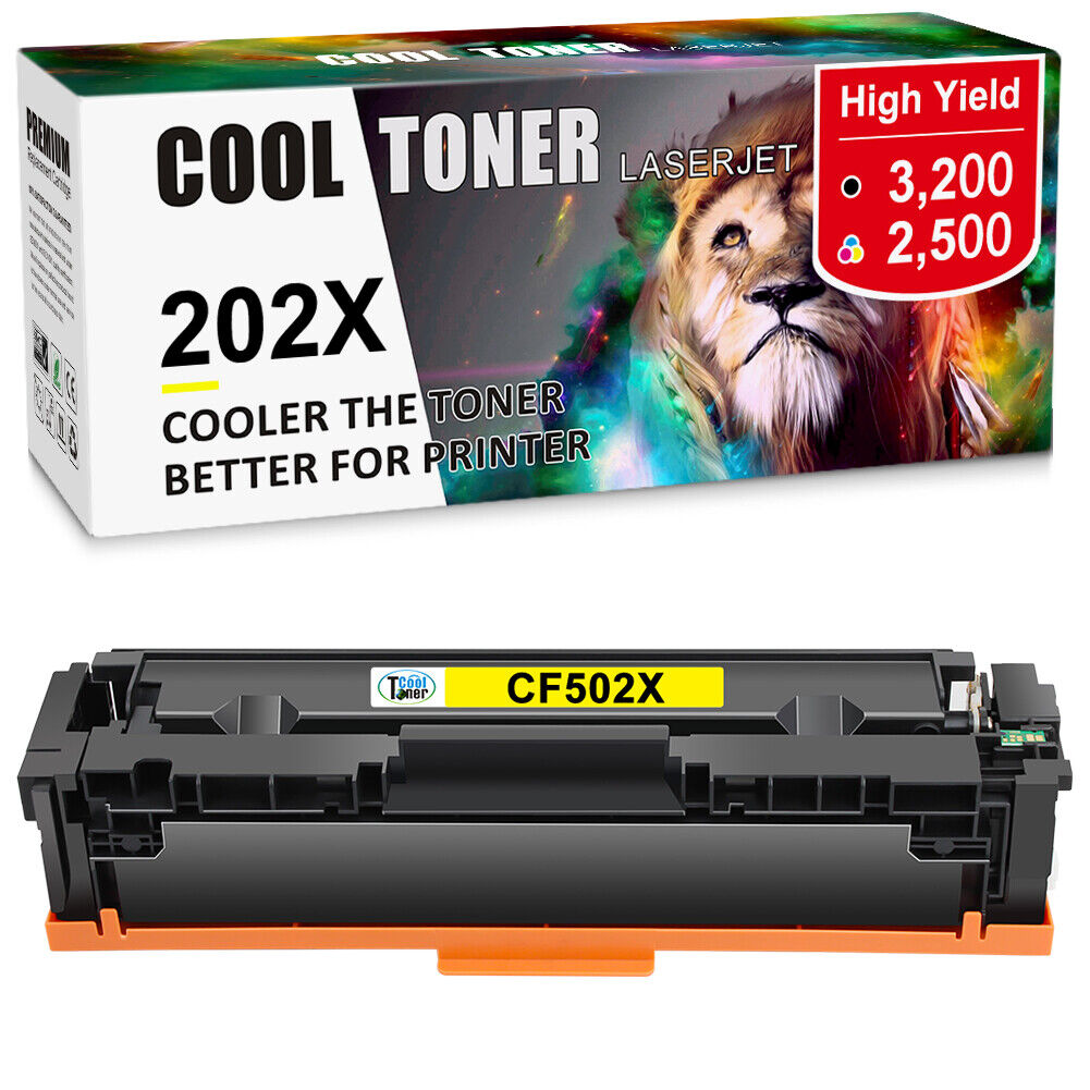 CF500X 202X Toner Compatible For HP Color LaserJet Pro M254dn MFP M281fdw Lot
