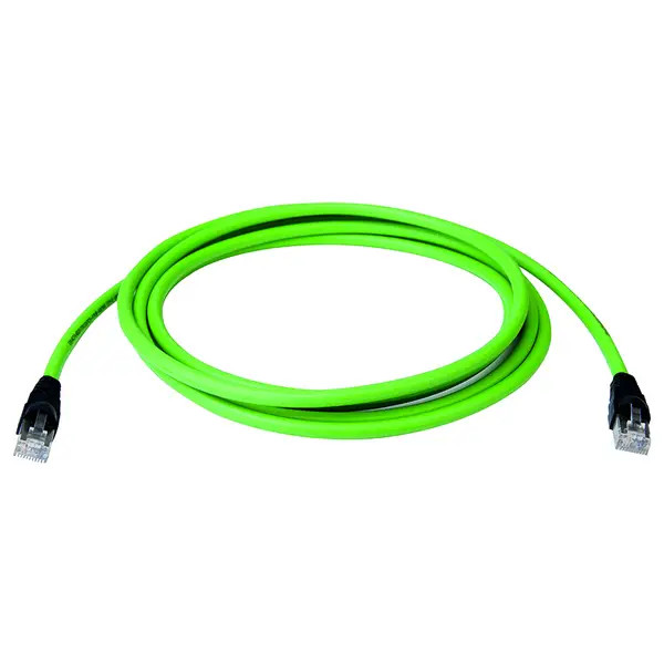 Telegärtner 100017357 RJ45 Network Cable, Patch Cable CAT 5 Green With Ant Sheath