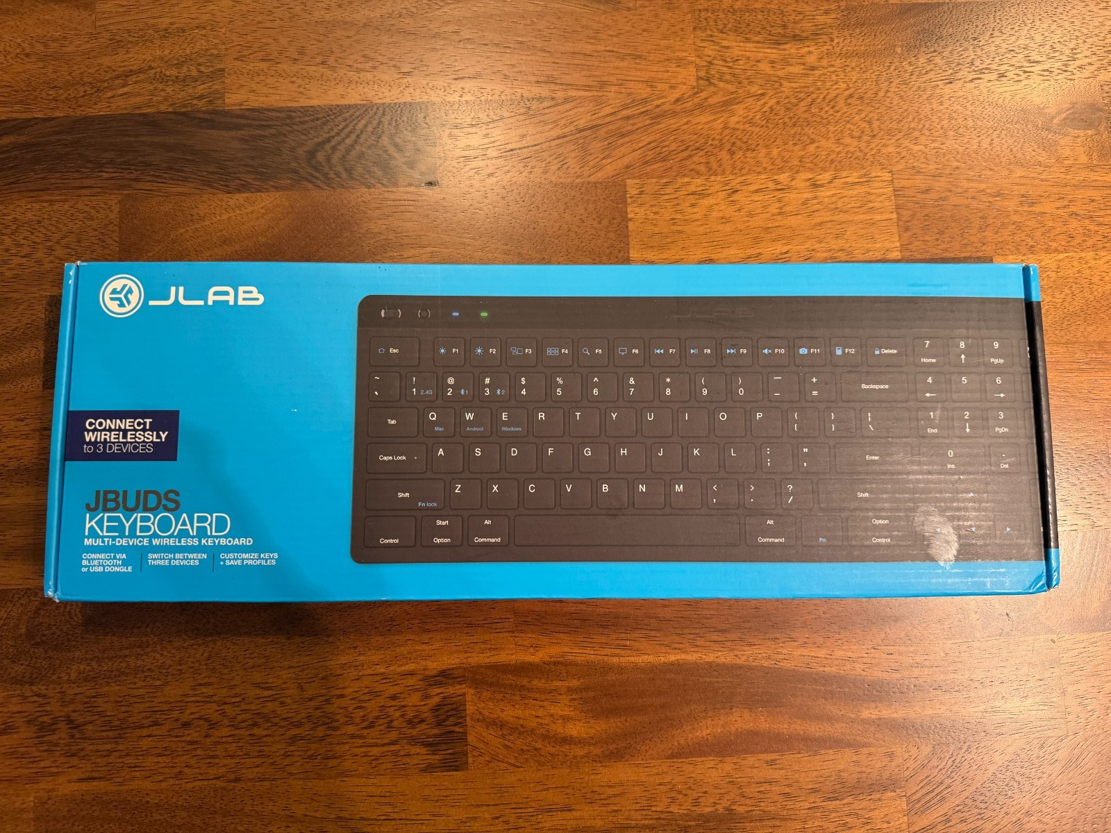 NEW JLab - JBuds Wireless Keyboard - Black - SEALED