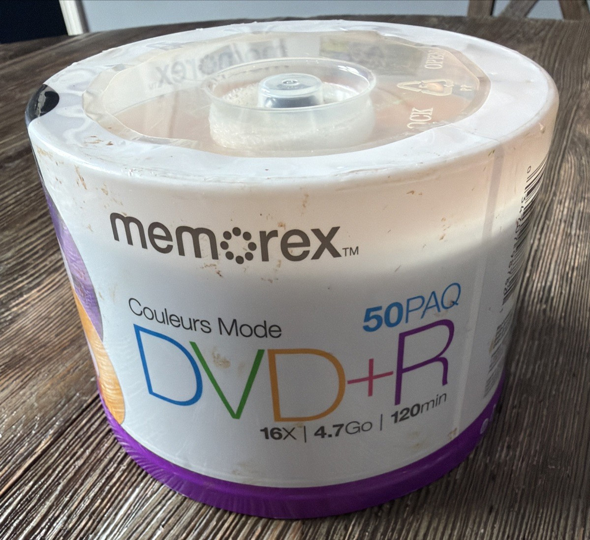 Memorex DVD Plus R 16 x 4.7 GB 50 Pack Blank Disks 120 Mins New