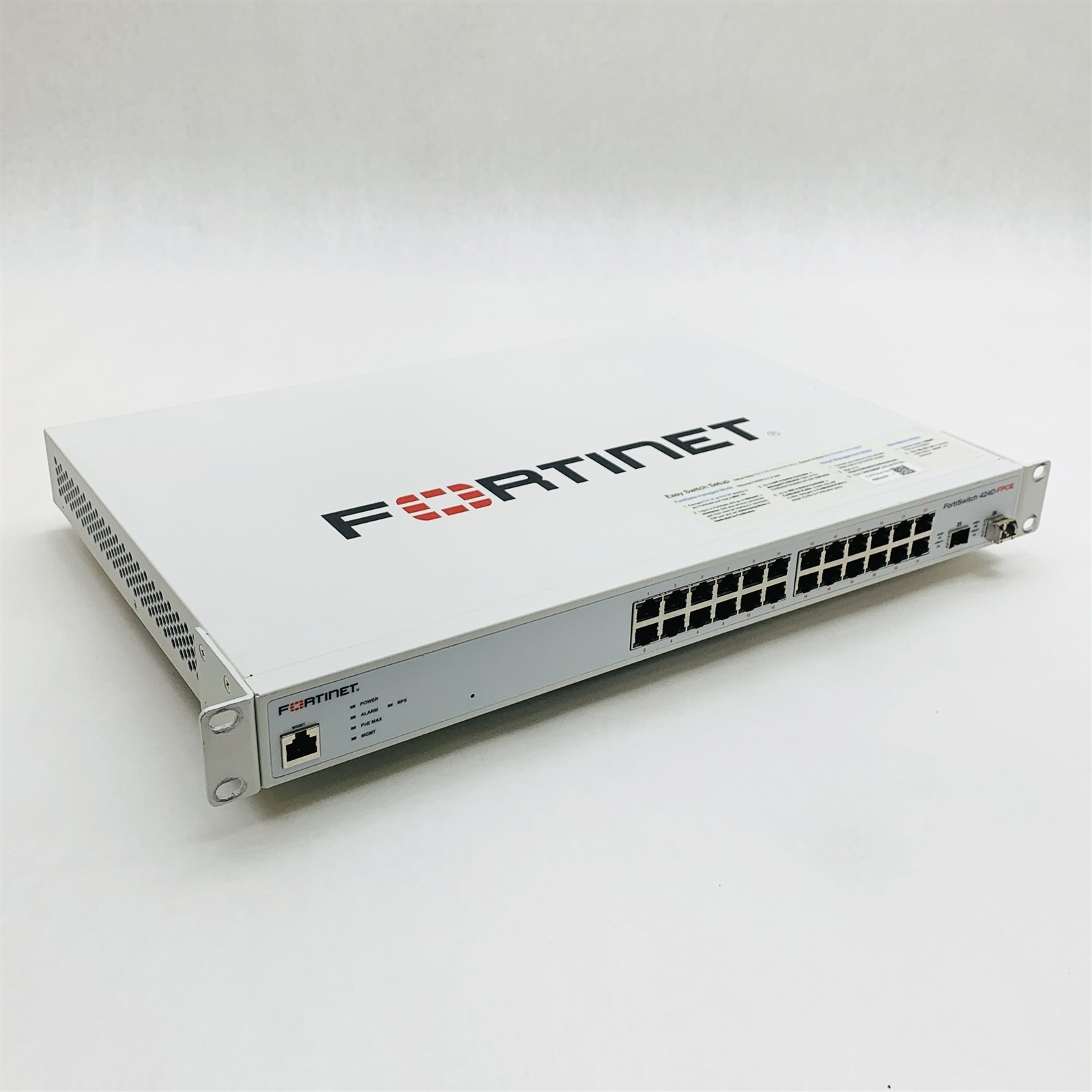 Fortinet FortiSwitch 424D-FPOE Secure Access 24-Port Network Switch FS-424D-FPOE
