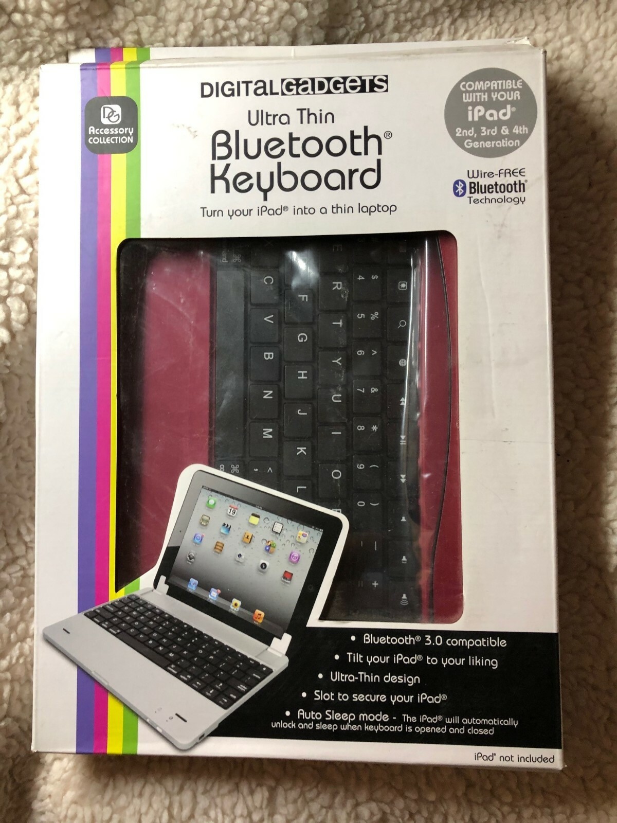 Digital Gadgets Ultra Thin Bluetooth Keyboard 