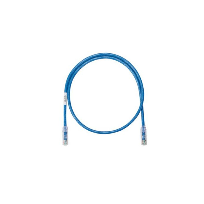 7 ft Panduit NK6APC7BU 26 AWG Copper Cat 6A UTP Patch Cord Blue