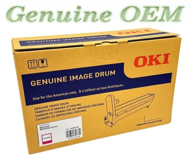45395718 Original OEM Okidata Drum, Magenta Genuine Sealed