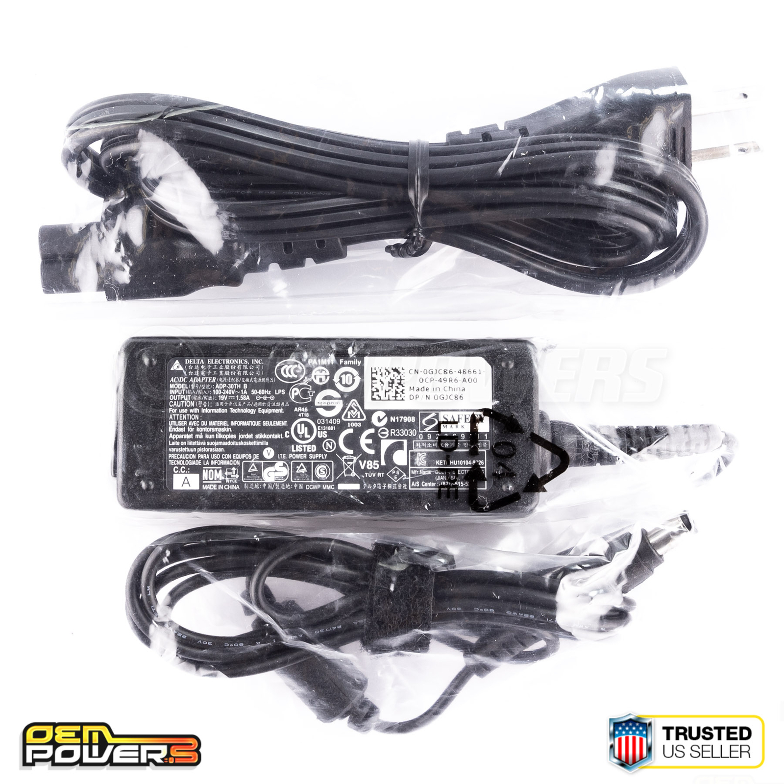 NEW DELL Genuine Inspiron Mini 9 10 1010 1012 1018 30W AC Power Adapter Charger