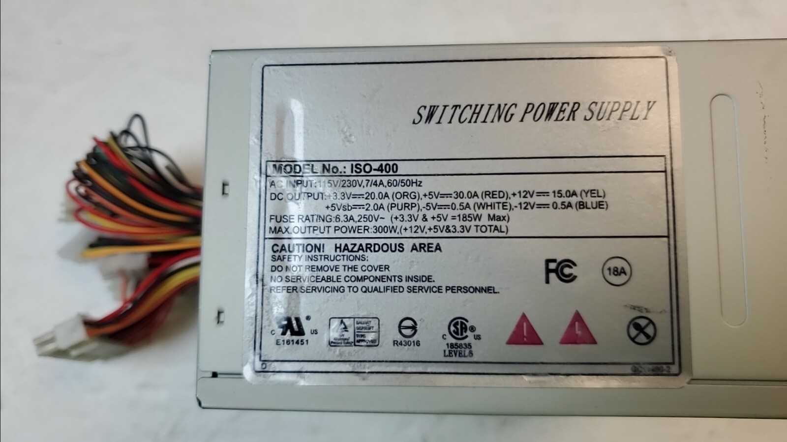 ISO-400 CLONE 300W SWITCHING POWER SUPPLY