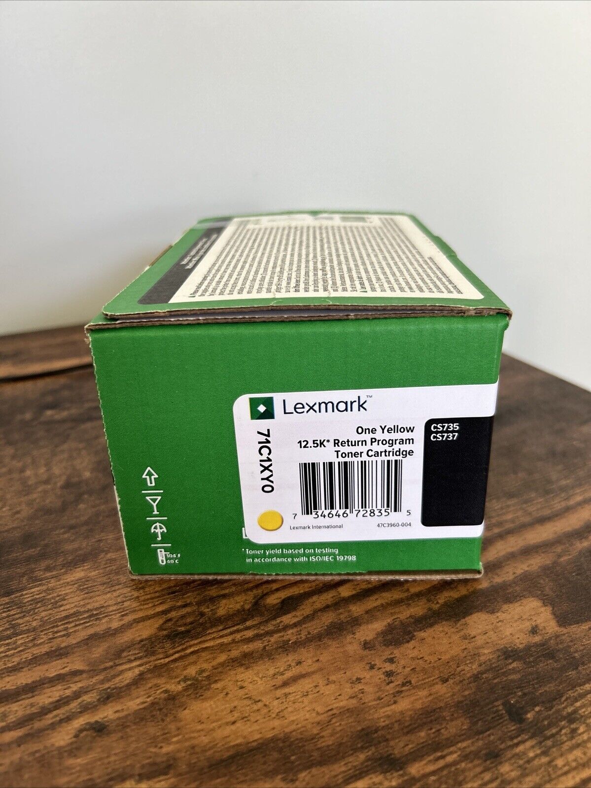 Lexmark 71C1XY0 Yellow Standard Yield Toner Cartridge (71C1XY0)