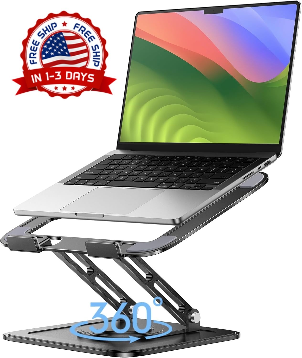 Soporte ajustable para portátil compatible con MacBook Pro Air (10-16") NUEVO US
