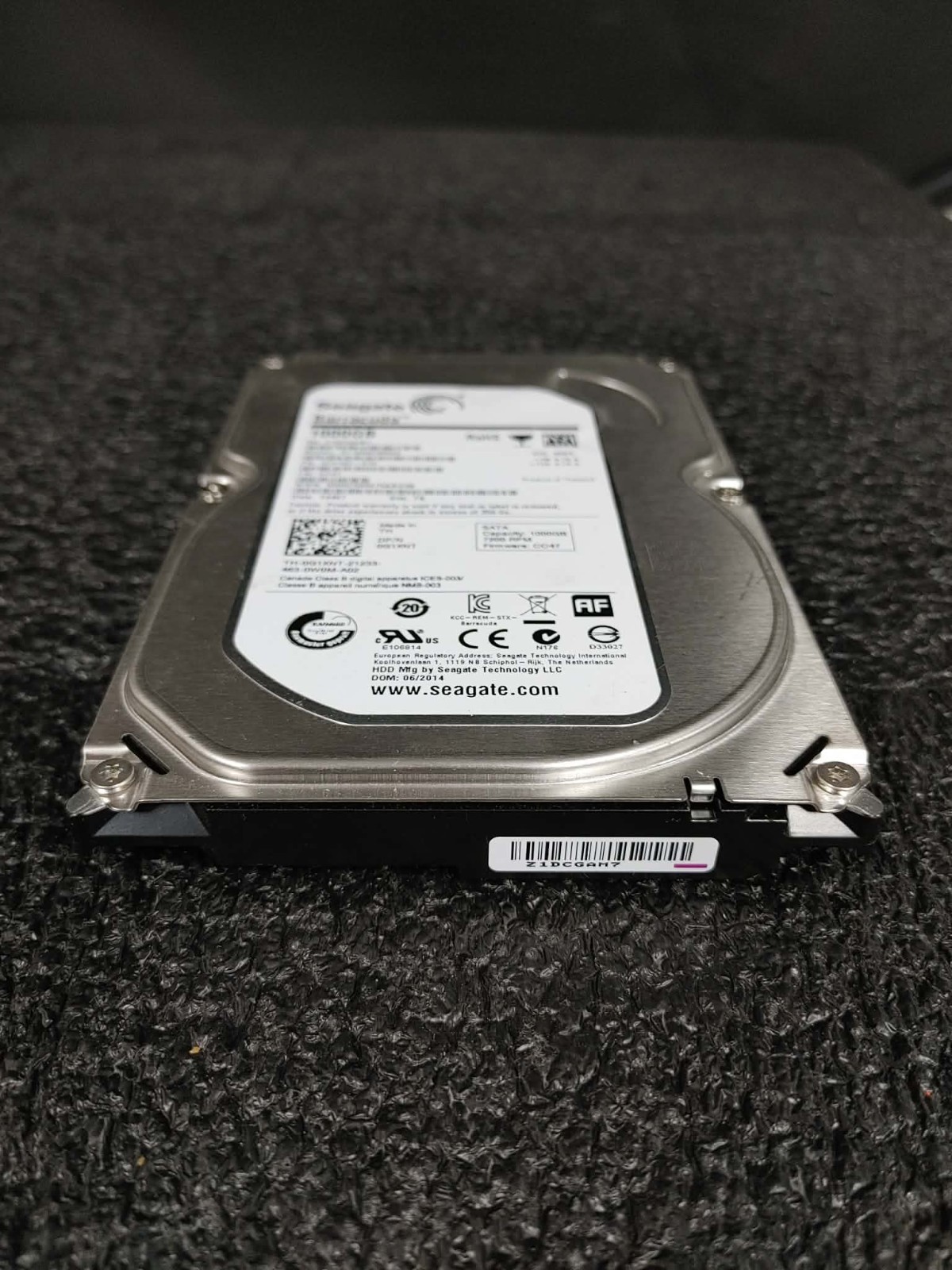 Dell G1XNT ST1000DM003 1TB 7.2K RPM 64MB FW CC47 DC 14497 SATA 3.5"
