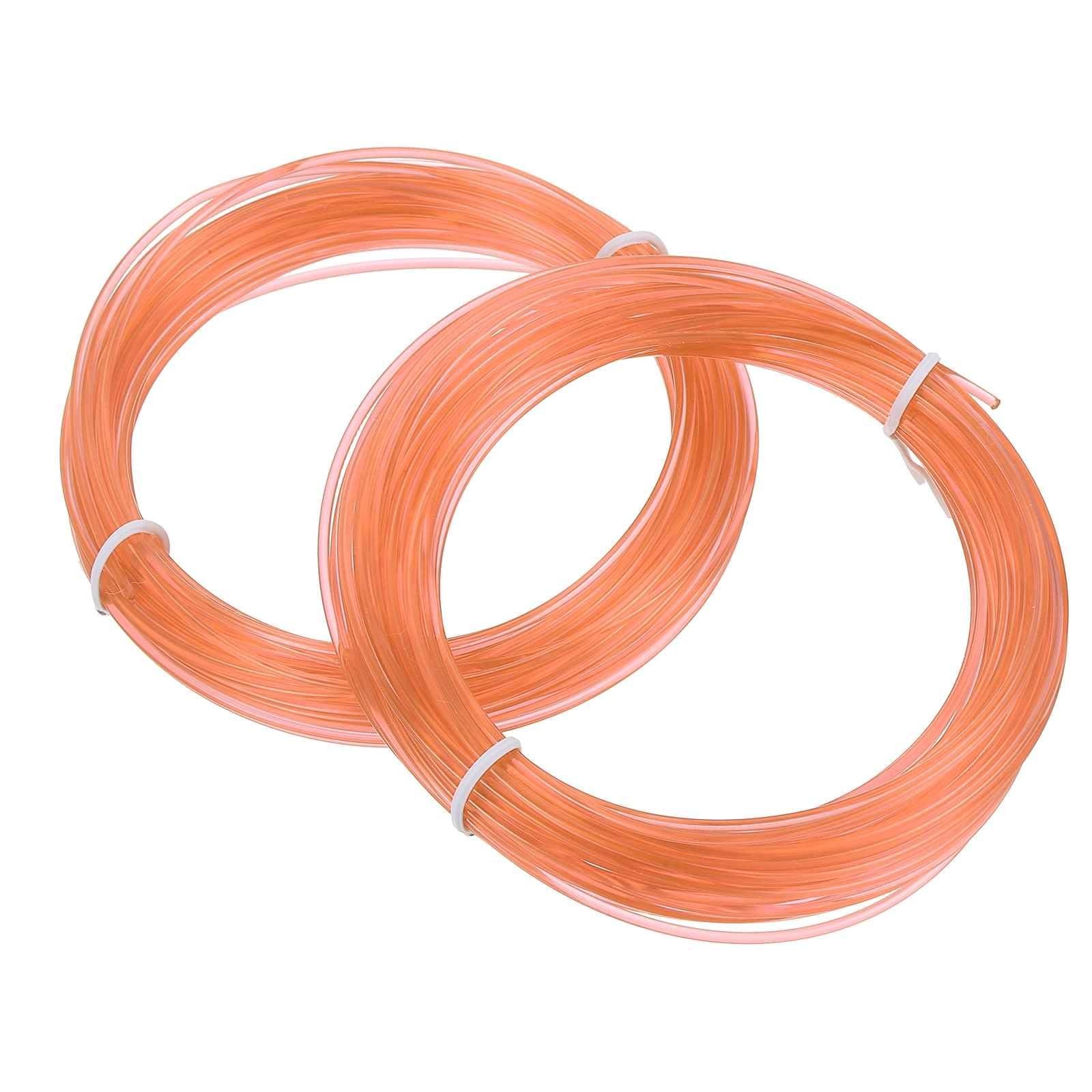 MECCANIXITY 3D Pen Filament Color Transparent Orange 1.75mm 33ft 2 Pcs